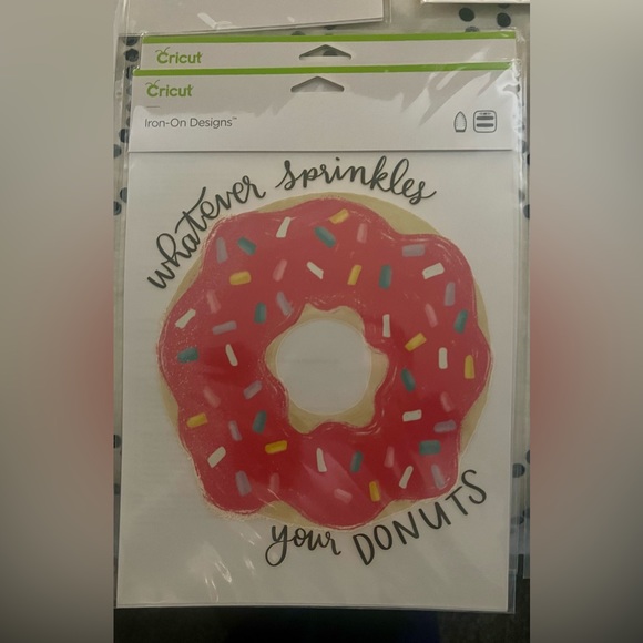 Cricut set of seven iron on kits. Donuts, kitchen, avocado , Roll with It - Picture 4 of 6